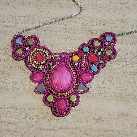 Vintage Bead Bib Necklaces - Picture 6 of 6